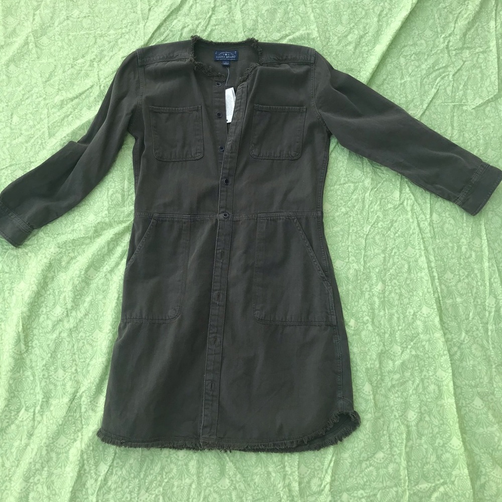 Lucky Brans Utility Dress New W Tags